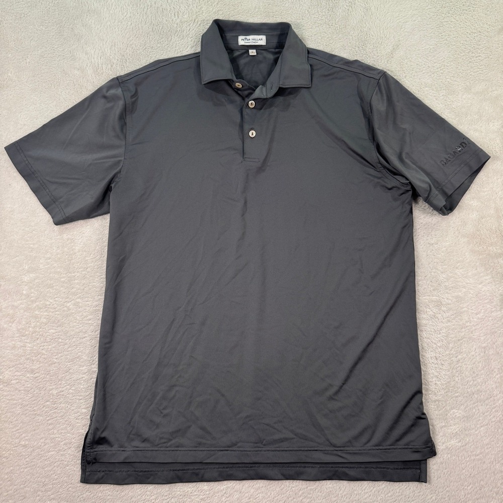 Peter Millar Summer Comfort Bacardi Mens Medium Golf Polo Shirt Casual Preppy